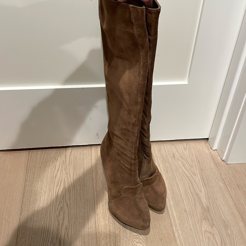 Givenchy Tall Brown Suede Boots